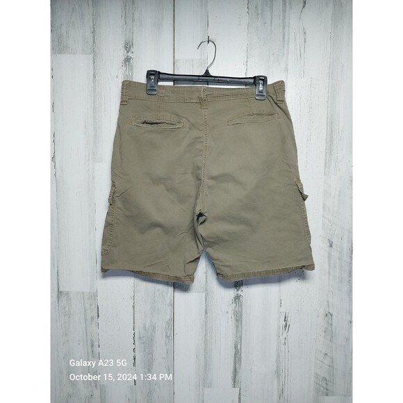 Wrangler Cargo Shorts 32 Tan Relaxed Fit - Picture 3 of 6